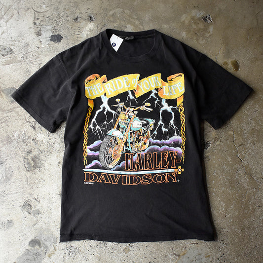 90's Harley-Davidson “The Ride of Your Life” サンダー!Tシャツ USA製 250624H
