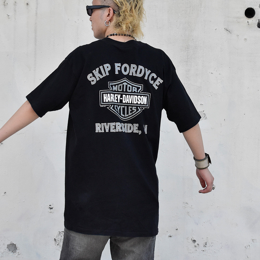 90's Harley Davidson ロゴ Tシャツ 240813H
