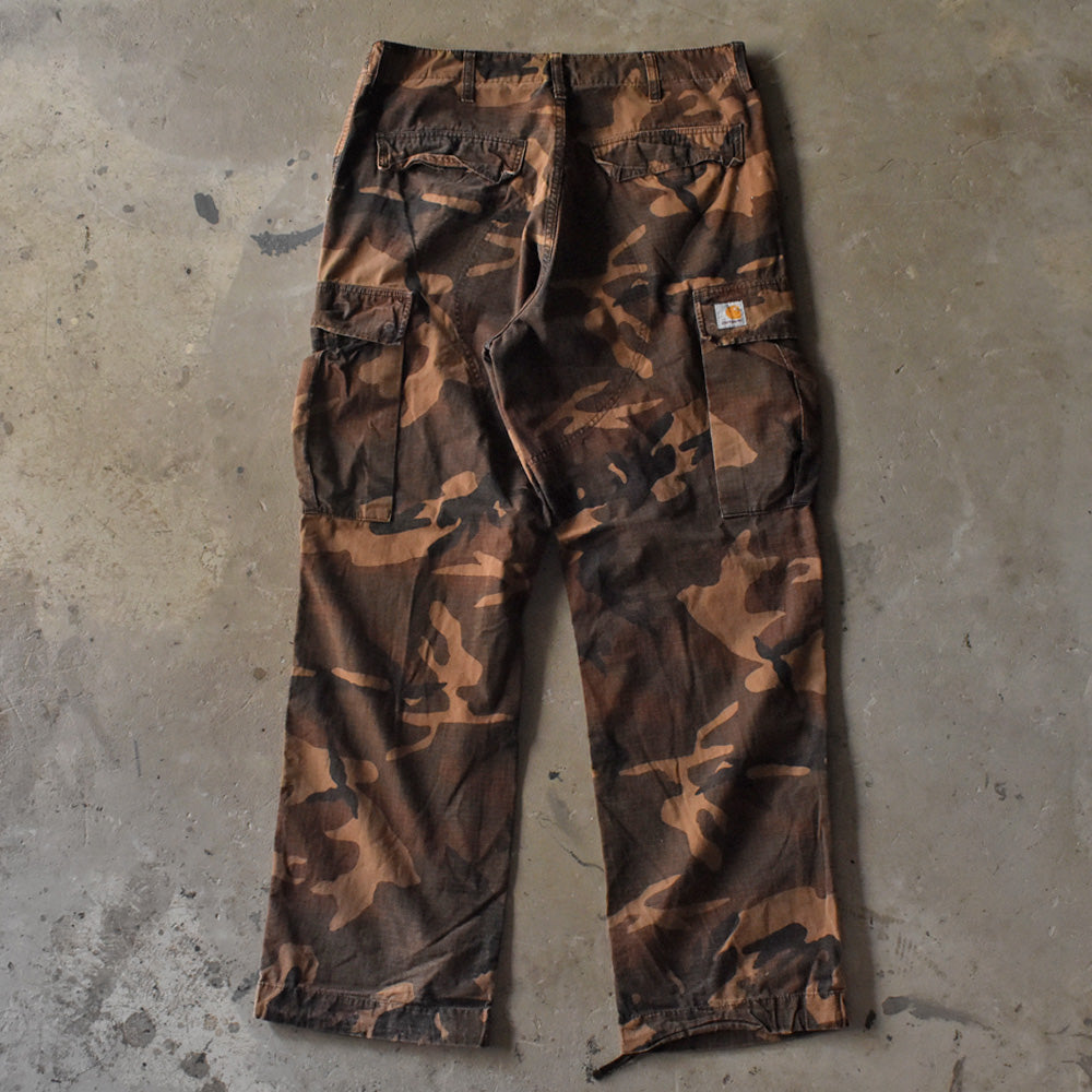 Carhartt 迷彩柄 リップストップ カーゴパンツ 231117