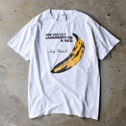 Y2K Velvet Underground & Nico × Andy Warhol  ロック Tシャツ