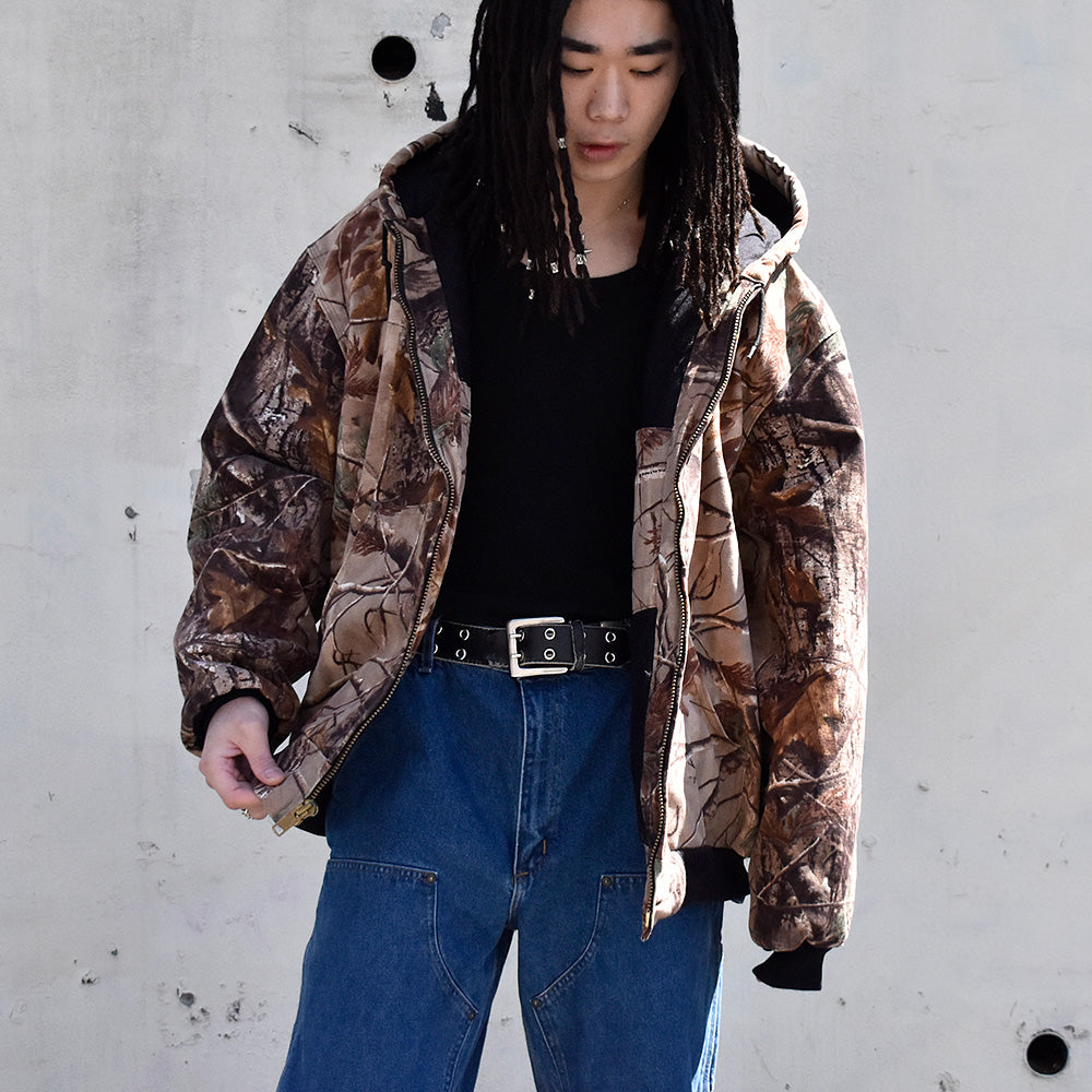Carhartt リアルツリー迷彩柄！ アクティブパーカー キルティングライナー 240327H