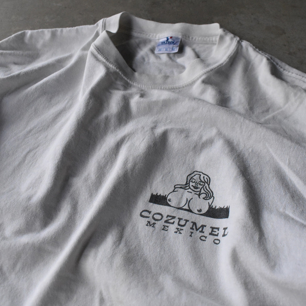 “COZUMEL MEXICO” エロプリント Tシャツ 240411