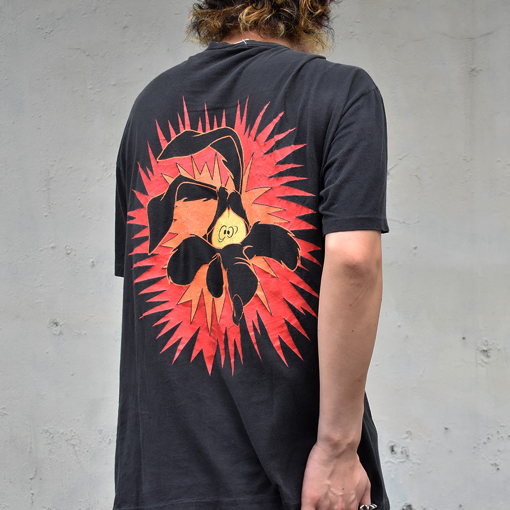 90's　Looney Tunes/ルーニー・テューンズ　"ワイリー・コヨーテ"　ダイナマイト！Tee　230906H