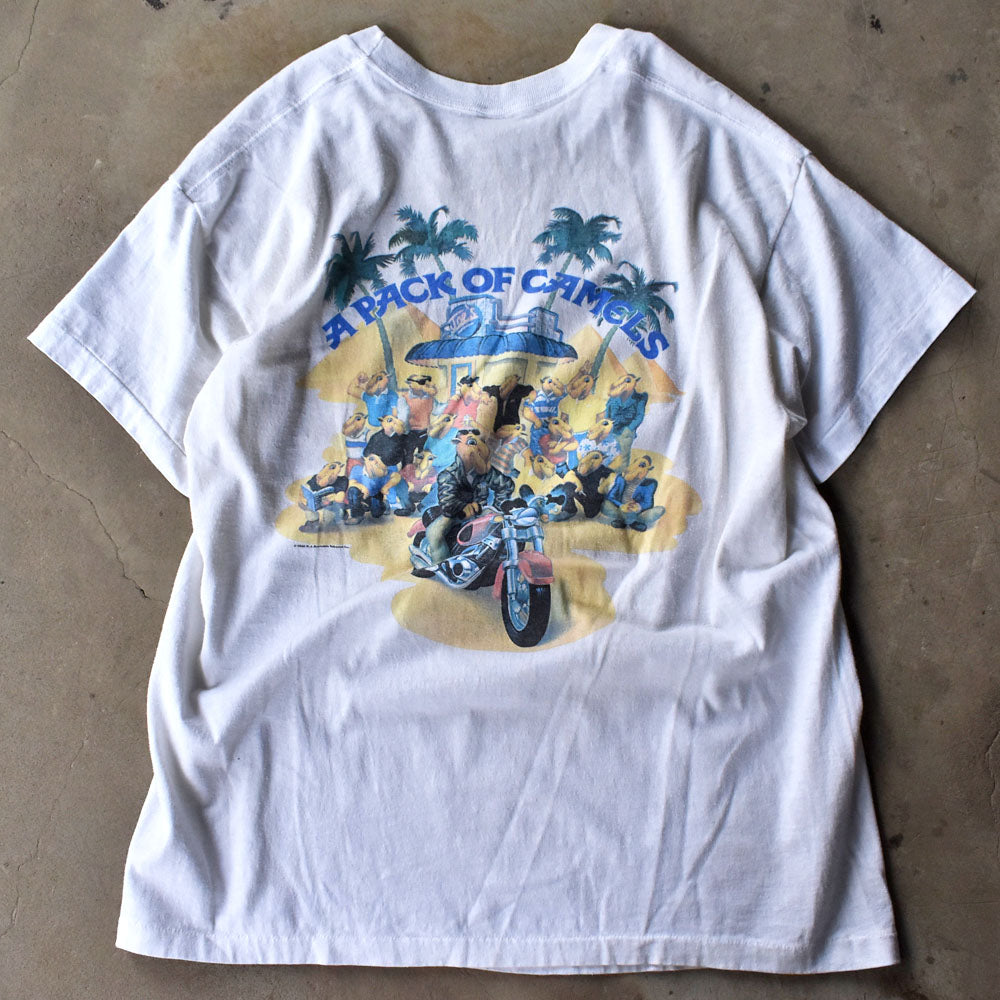 90’s CAMEL "A PACK OF CAMELS" ポケットTシャツ USA製 240321