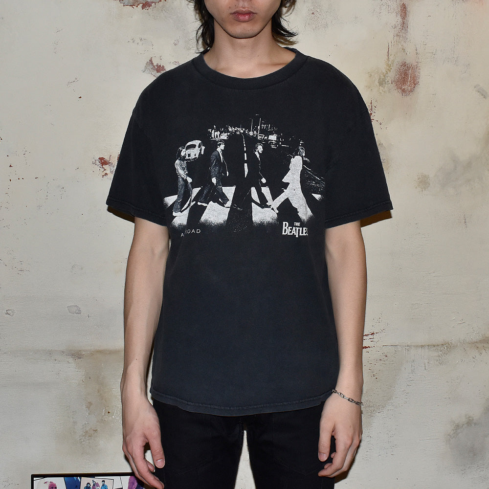 Y2K The Beatles “Abbey Road” Tシャツ 250506H