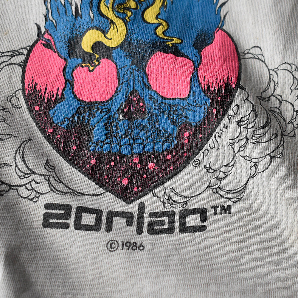80's Zorlac×Pushead “CRAIG JOHNSON” カットオフTシャツ 240812H