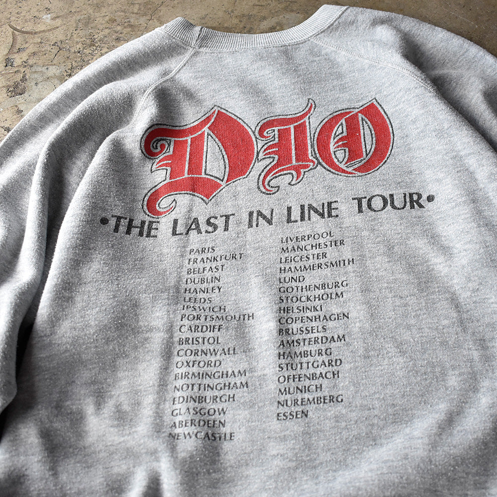 80's DIO “THE LAST IN LINE” Tour スウェット 240427H