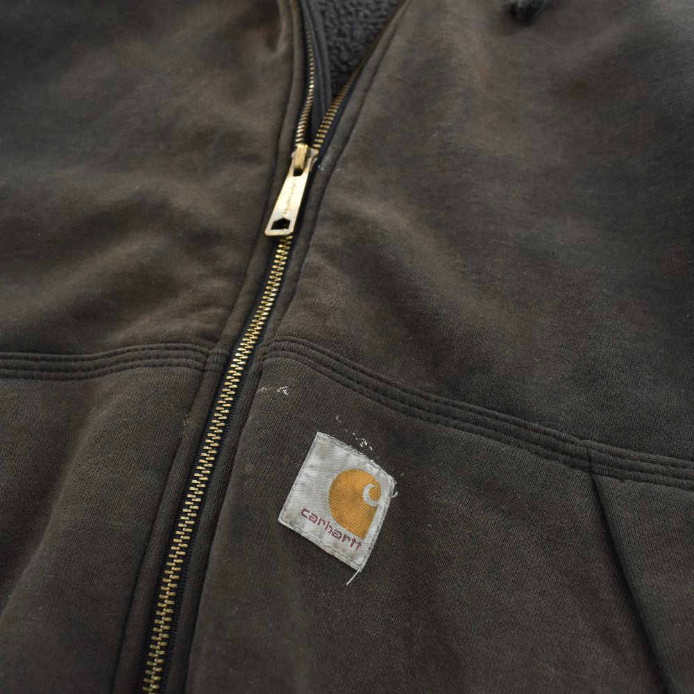 Carhartt "RAIN DEFENDER" 鬼フェード 裏ボア フルジップパーカー 260918H