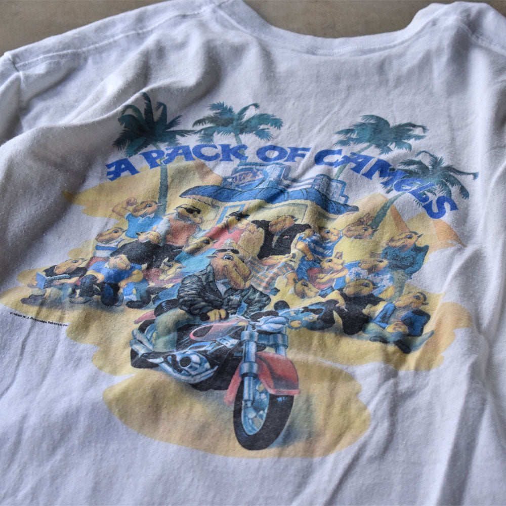 キャメル A PACK OF CAMELS ポケットTシャツ 1990年 USA製 ヴィンテージ