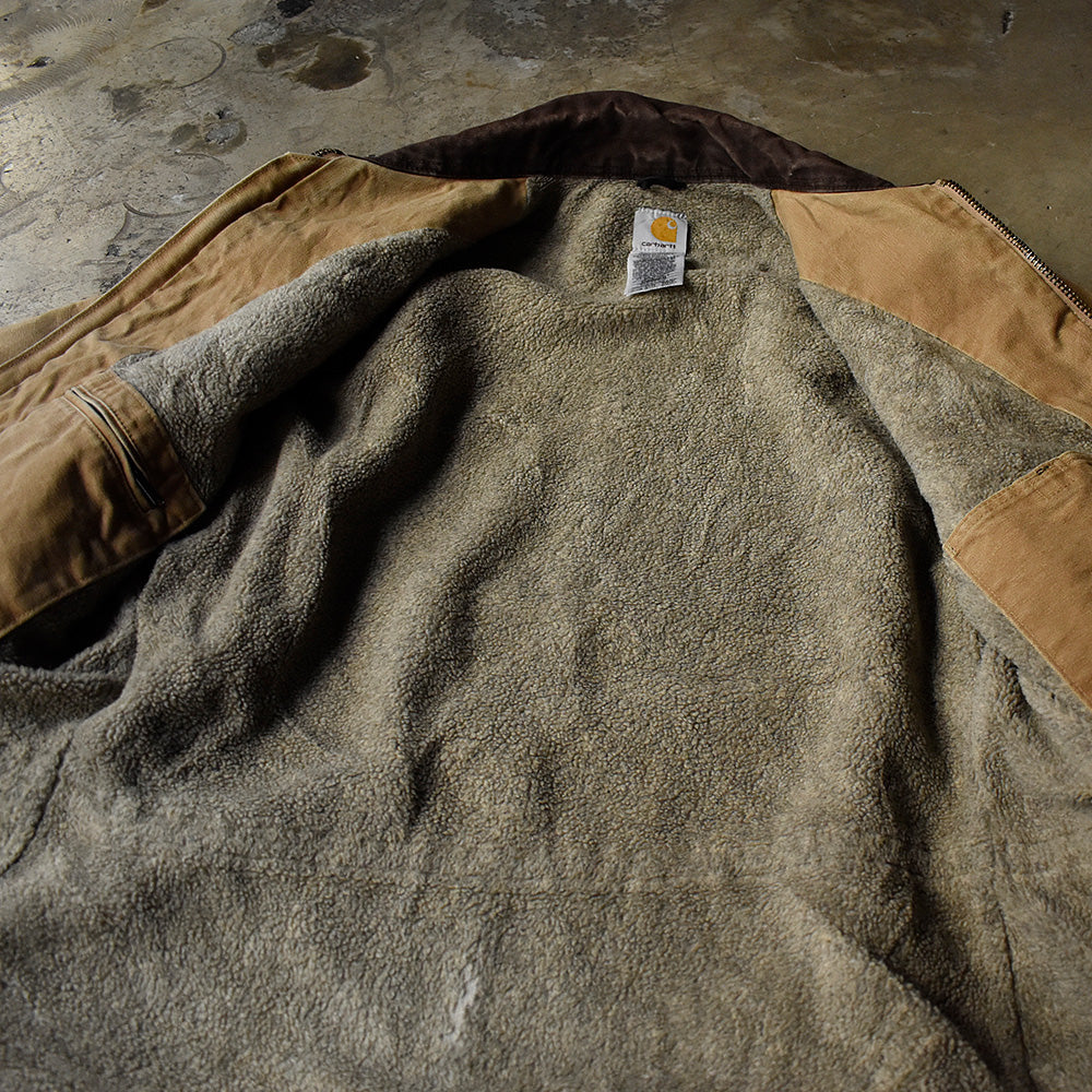 Y2K Carhartt サンドストーン リッジ ダックコート ボアライナー 231220H