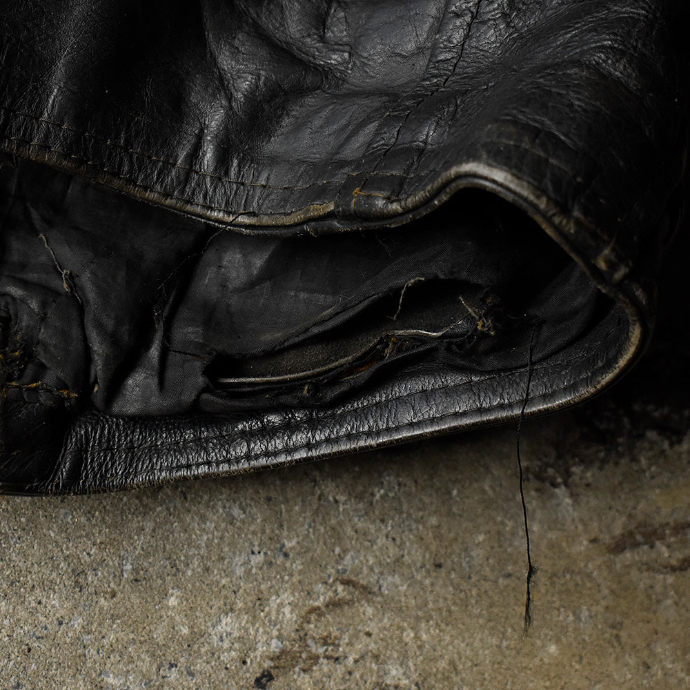 80's LEATHER 2000 ライダース レザージャケット 231204H