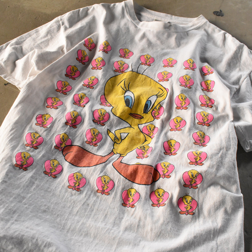 90's Looney Tunes ”TWEETY” Tシャツ 240318