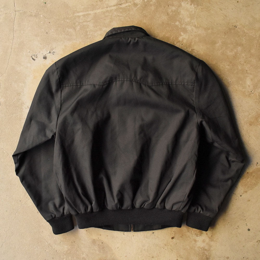90's~Made in England Harrington Jacket ブラック×タータンチェックライナー 250930H