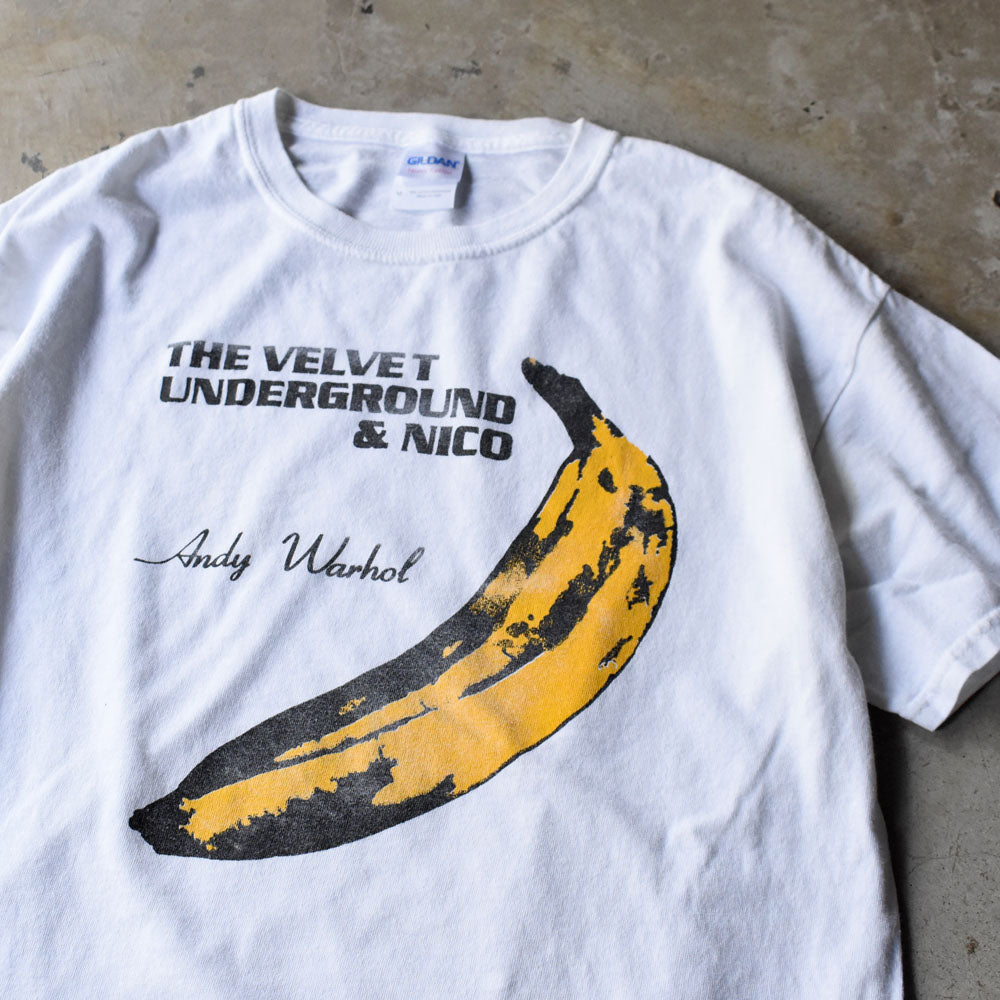 Y2K Velvet Underground & Nico × Andy Warhol  ロック Tシャツ