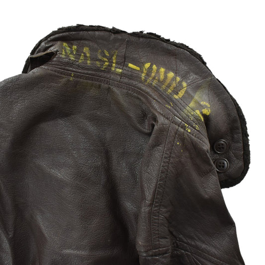 70’s U.S.NAVY MIL-J-7823D G-1 フライトジャケット ステンシル入り 261023H