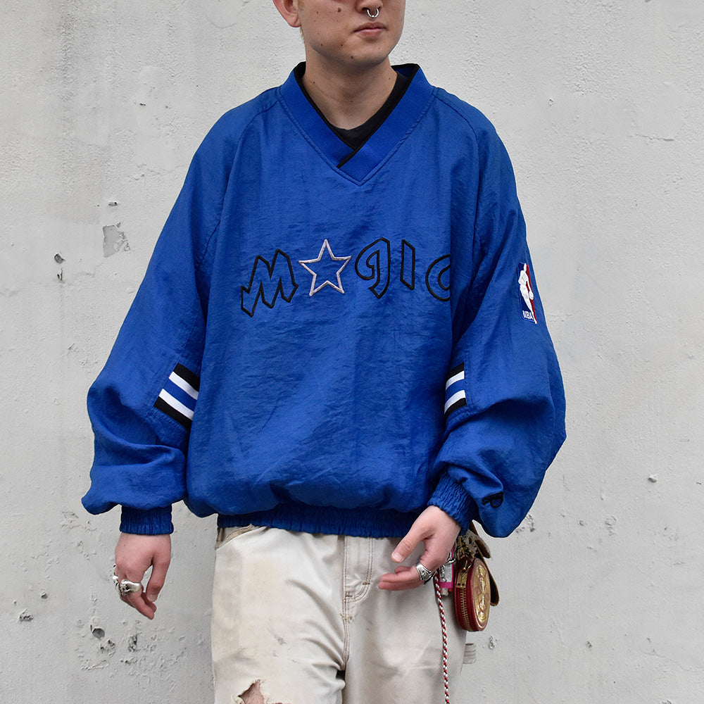 Y2K PROPLAYER NBA “Orlando Magic” プルオーバー ナイロンジャケット 250410H
