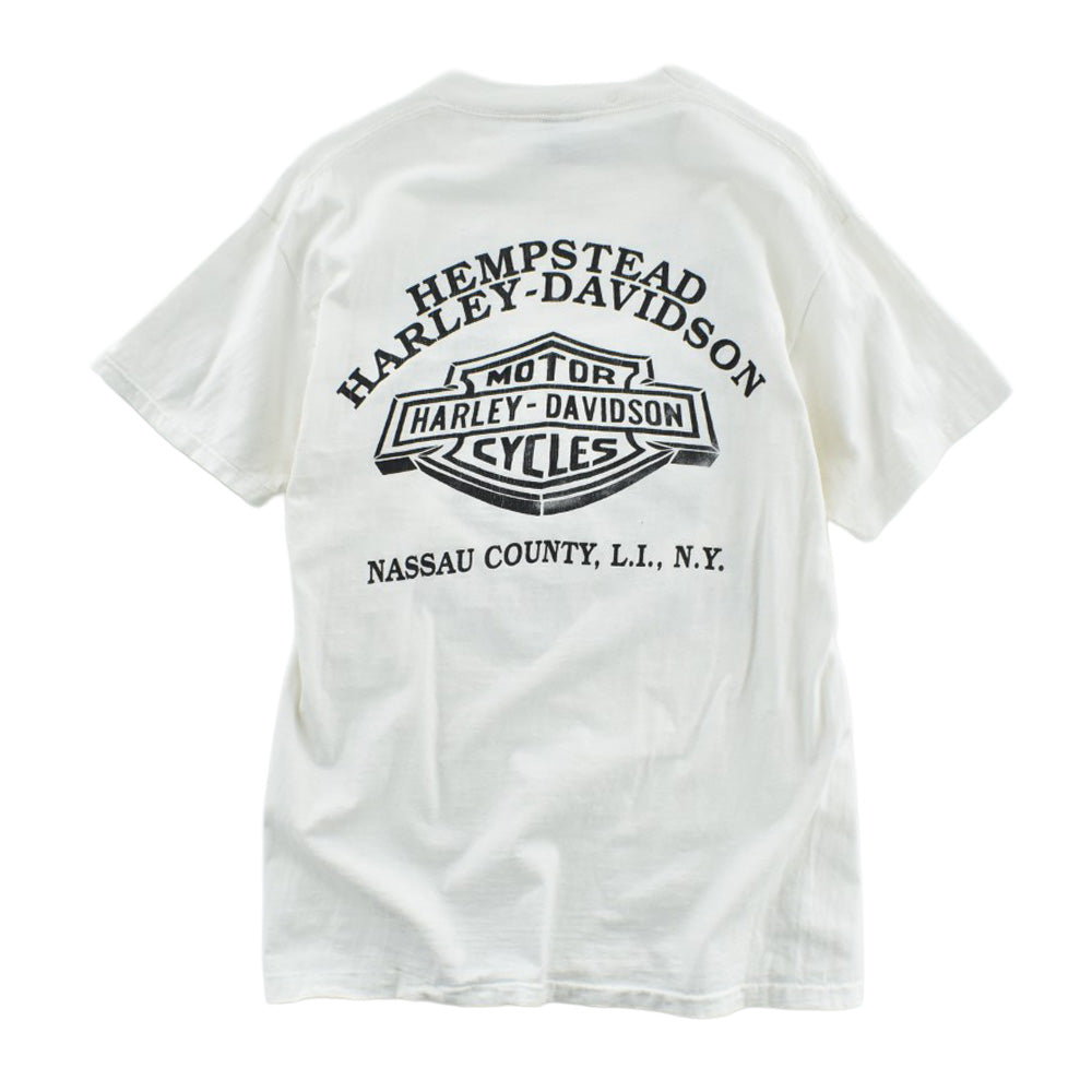 80's HARLEY-DAVIDSON 3D EMBLEM イーグル ハーレーT USA製 260901H