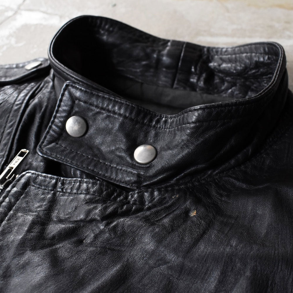 80’s Jordano ダブルジップ レザージャケット 251104H