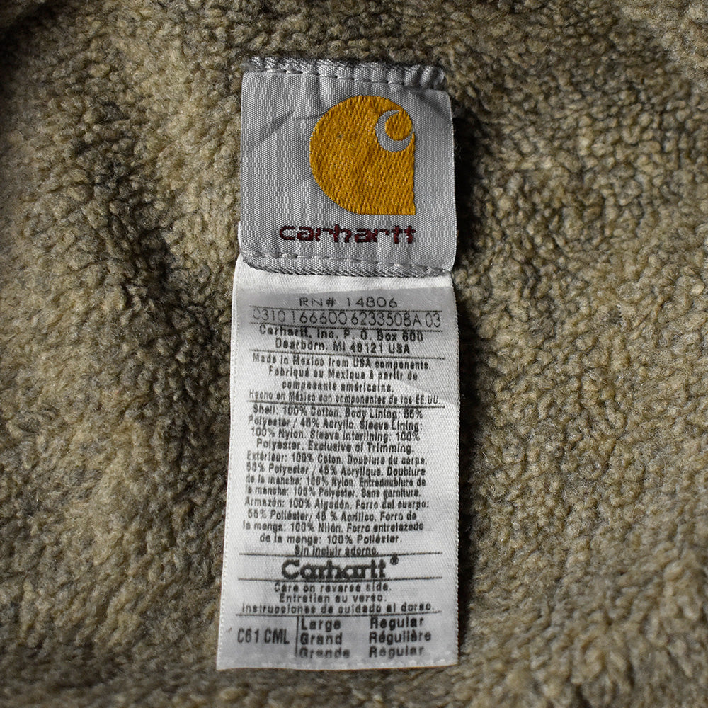 Y2K Carhartt サンドストーン リッジ ダックコート ボアライナー 231220H