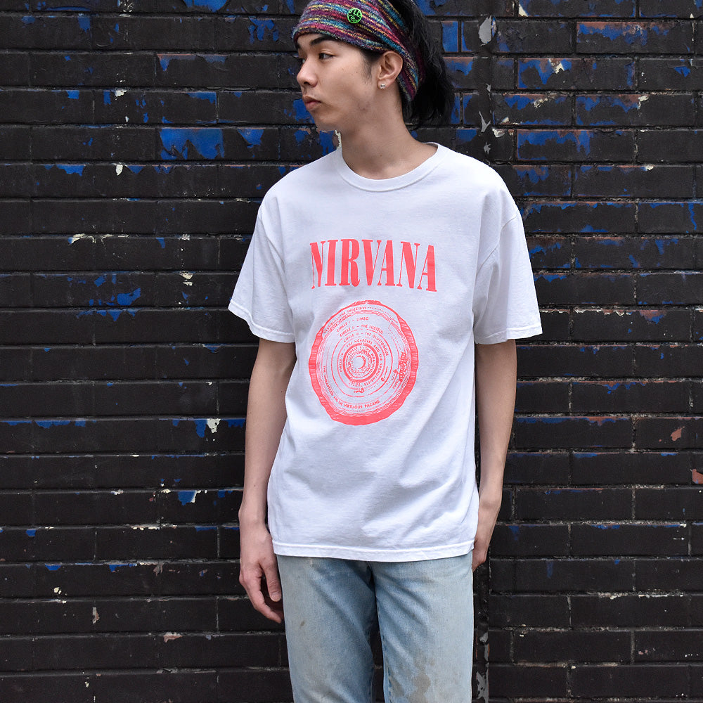Y2K NIRVANA “UPPER HELL“ サークルロゴ SUB POP Tシャツ 250410HT62
