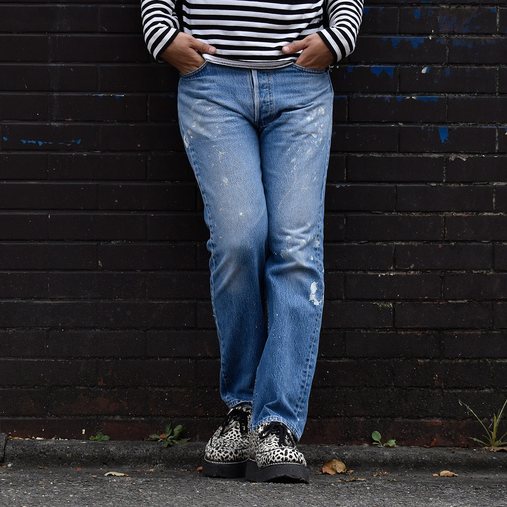 80's ペンキ！ Levi's 501 デニムパンツ USA製 230916H