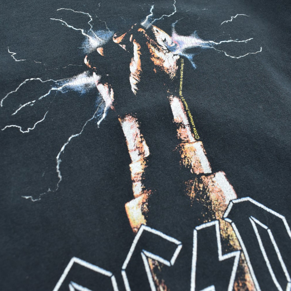 Y2K AC/DC "Fist & Lightning" ロックTシャツ 260424H