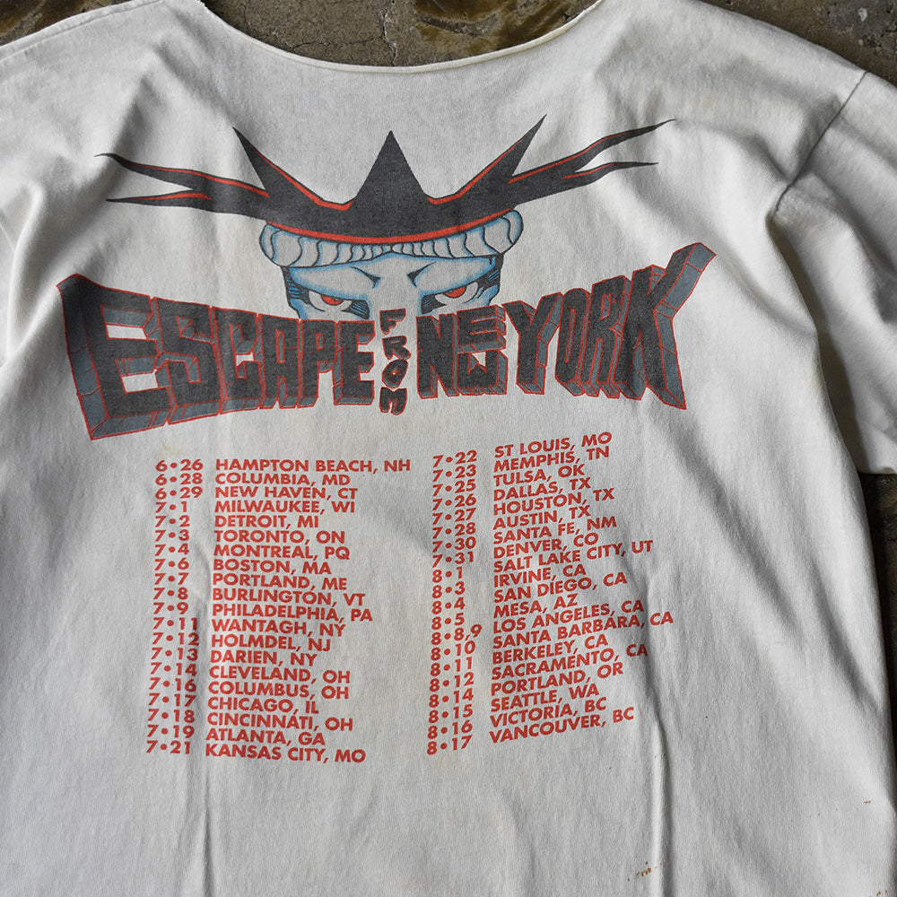 90's Ramones “ESCAPE FROM NEW YORK“ Tour Tシャツ 250616H