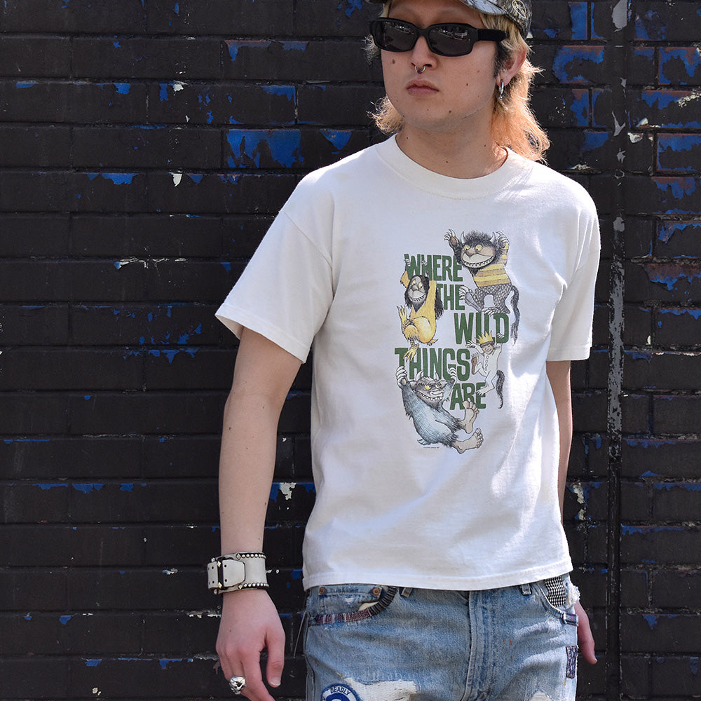 90's “Where the Wild Things Are/かいじゅうたちのいるところ” Tシャツ 240313H