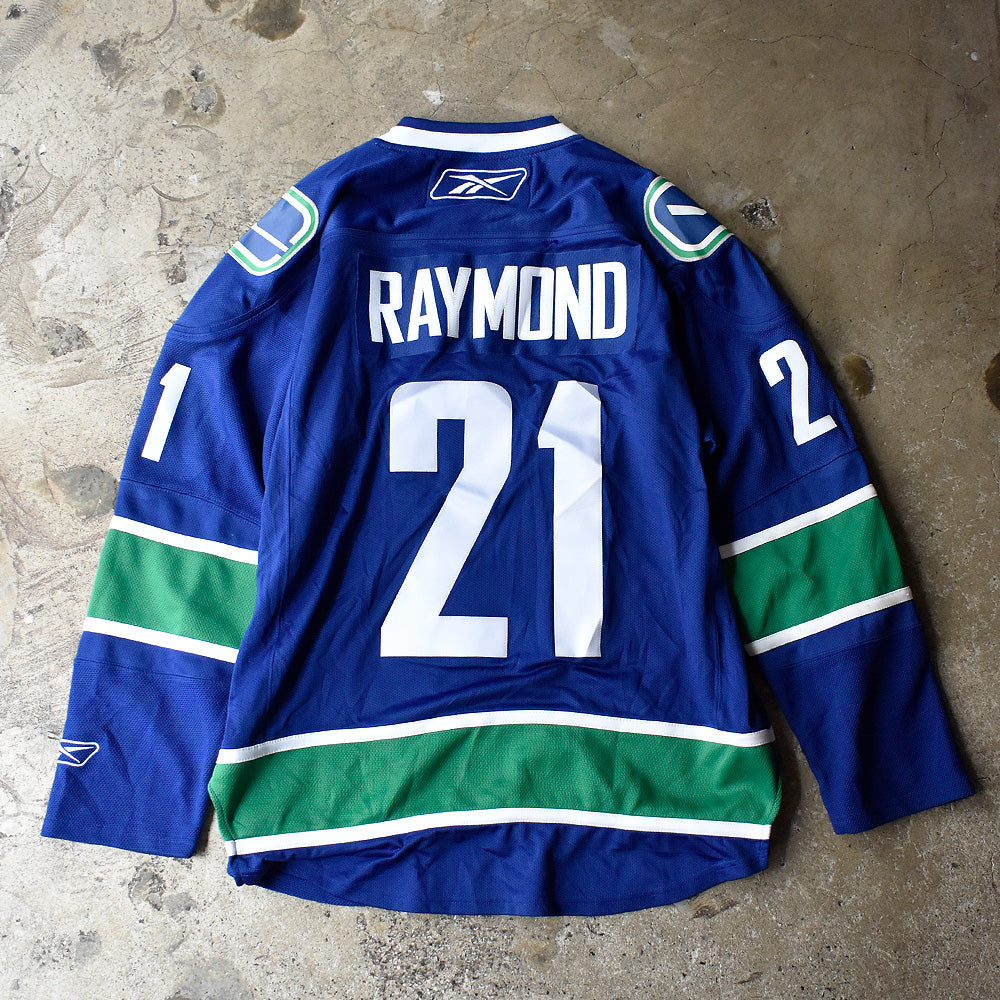 Y2K Reebok NHL “Vancouver Canucks” ホッケーシャツ 250628H