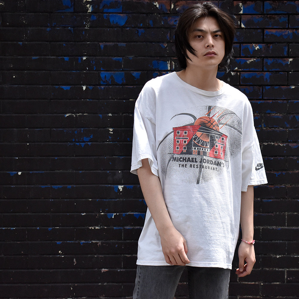 90's NIKE “Michael Jordan's Restaurant” Tシャツ USA製 240510H