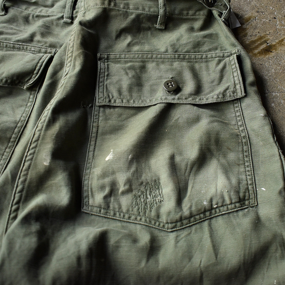 50's～ ペンキ！初期 アジャスター付き US.ARMY ベイカーパンツ 240713H