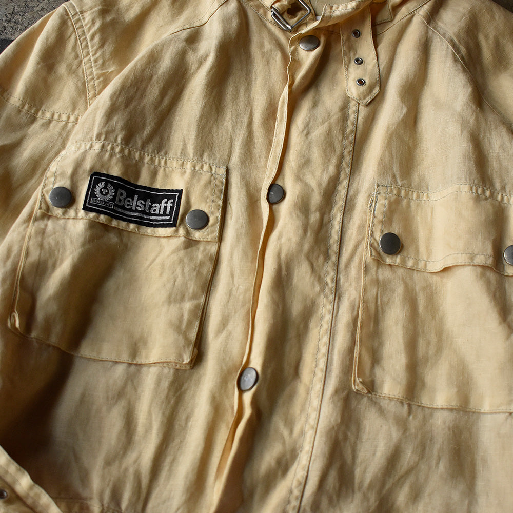 Y2K Belstaff リネン素材！ トライアルマスター モーターサイクル ジャケット 250721H