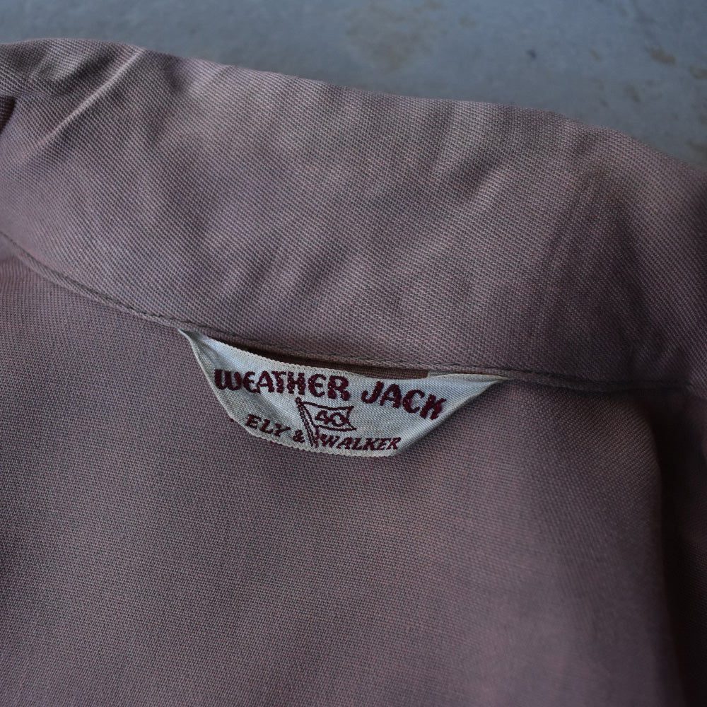 50’s WEATHER JACK レーヨンギャバ ジャケット  251226H