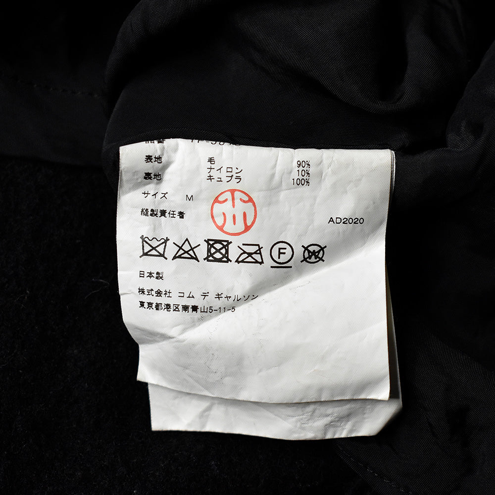 BLACK Comme des Garçons 94'復刻 縮絨ジャケット ブラックカラー！レア 240105H
