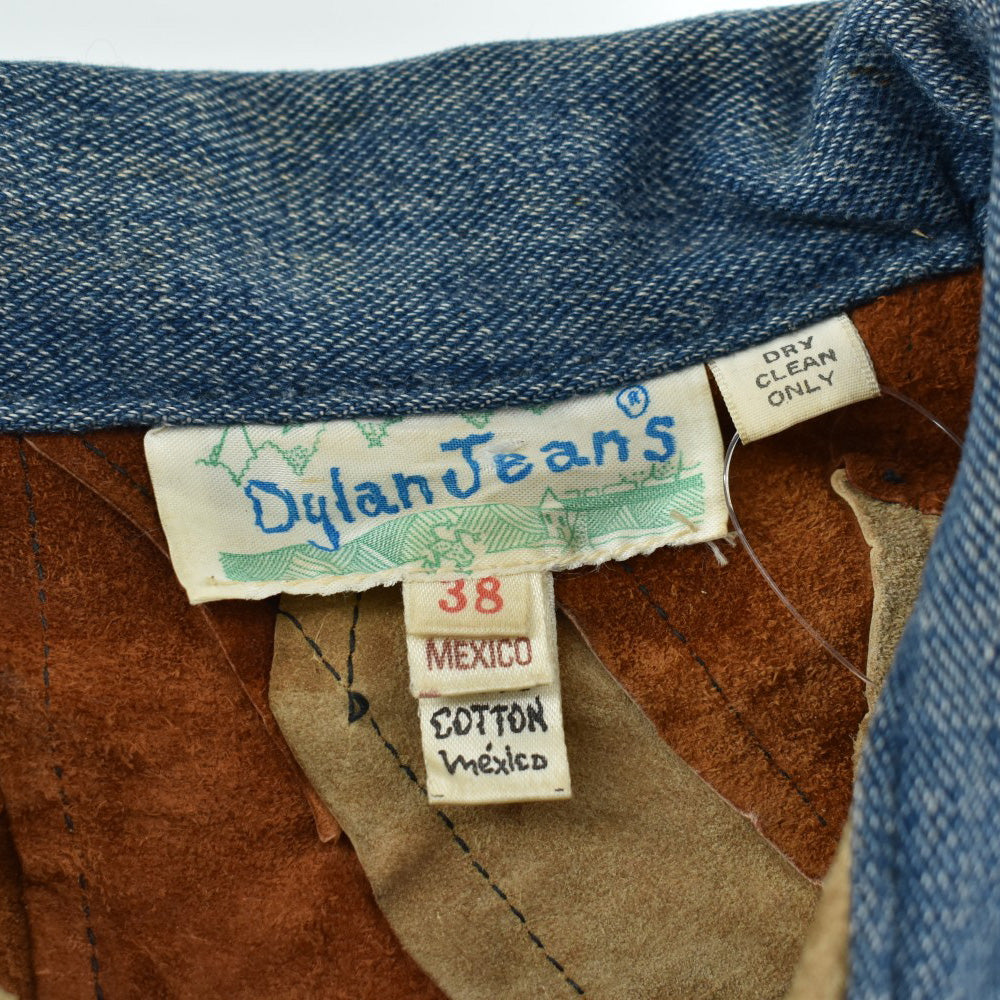 70's Dylan Jeans デニム×レザー ヒッピージャケット 260116H