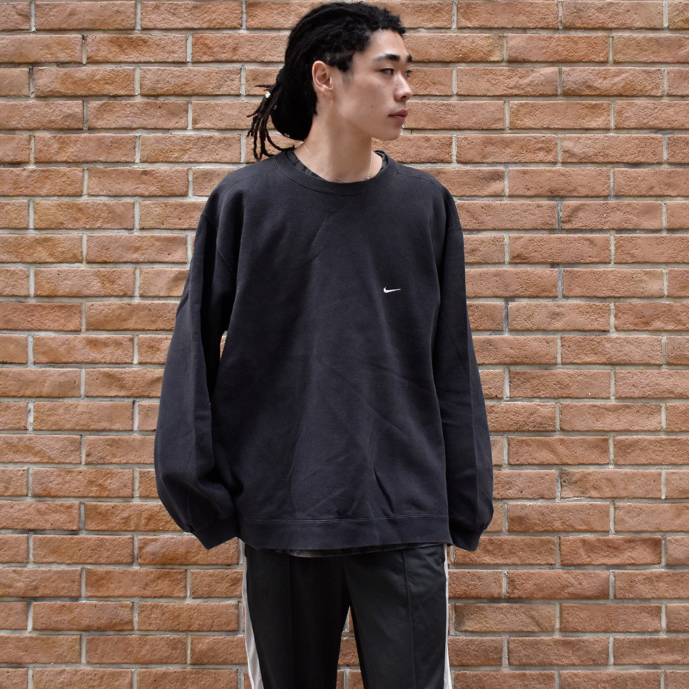 90's NIKE small swoosh logo刺繍 スウェット XXLサイズ！ 240111H