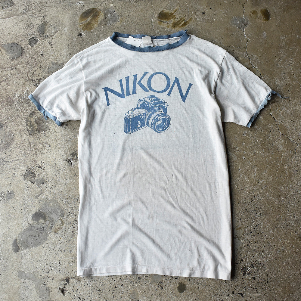 70's “NIKON-F2” リンガーTシャツ 250707H