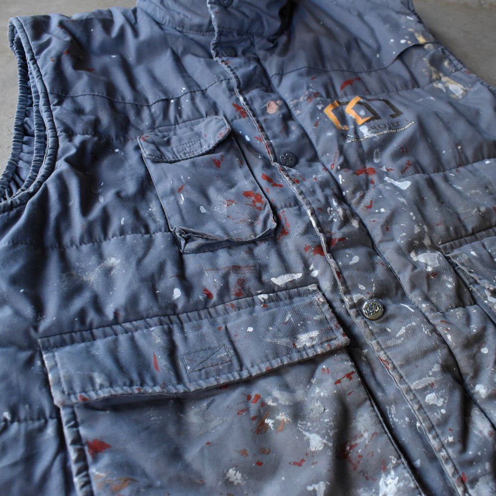 90’s ユーロワーク ベスト フェード＆ペンキ 251128H