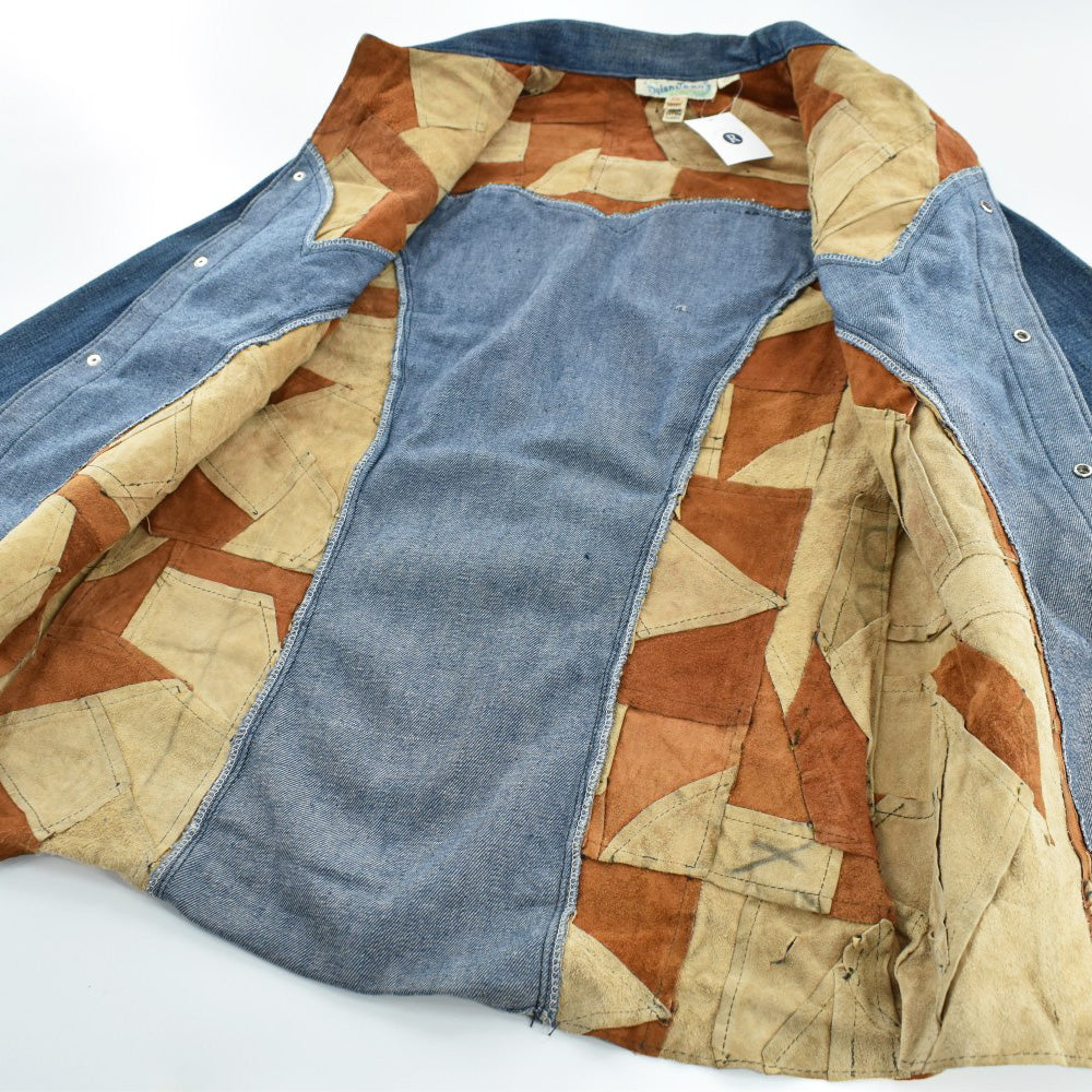70's Dylan Jeans デニム×レザー ヒッピージャケット 260116H