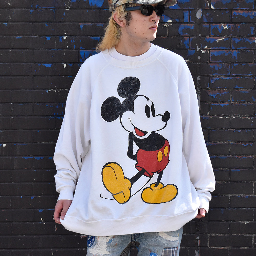 90's Disney “Big Mickey” 4XL big size！ スウェット USA製 240313H