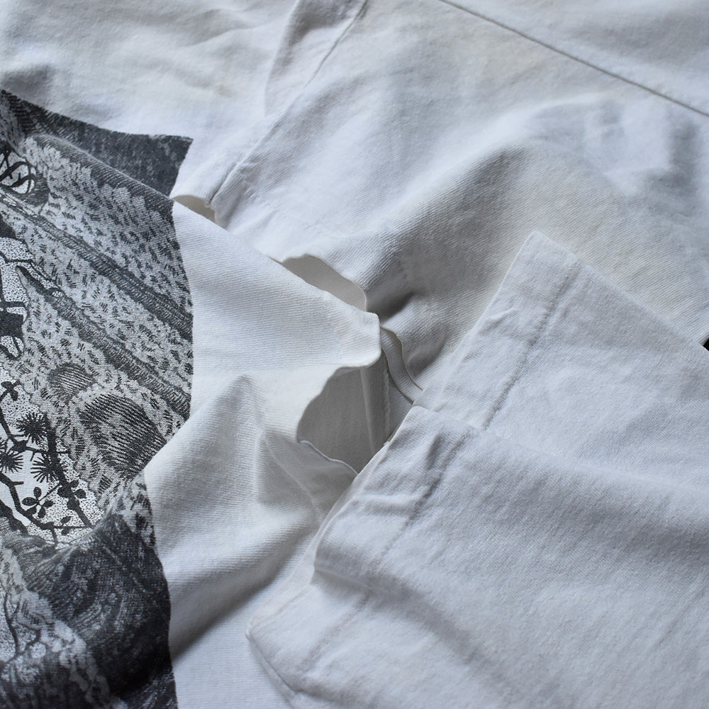 90's M.C.ESCHER マルチプリント！art Tシャツ USA製 240430H