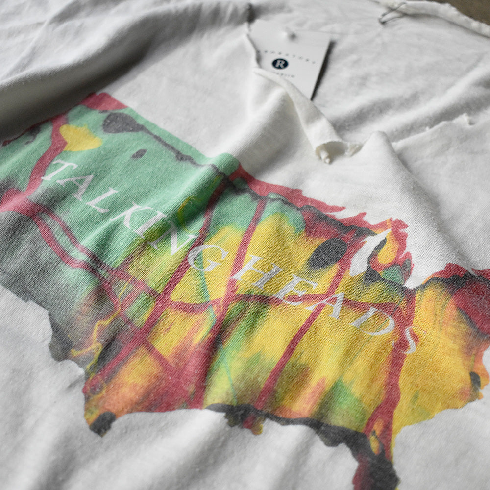 80's Talking Heads カットオフTシャツ “Couleurshirt掲載” 240104H