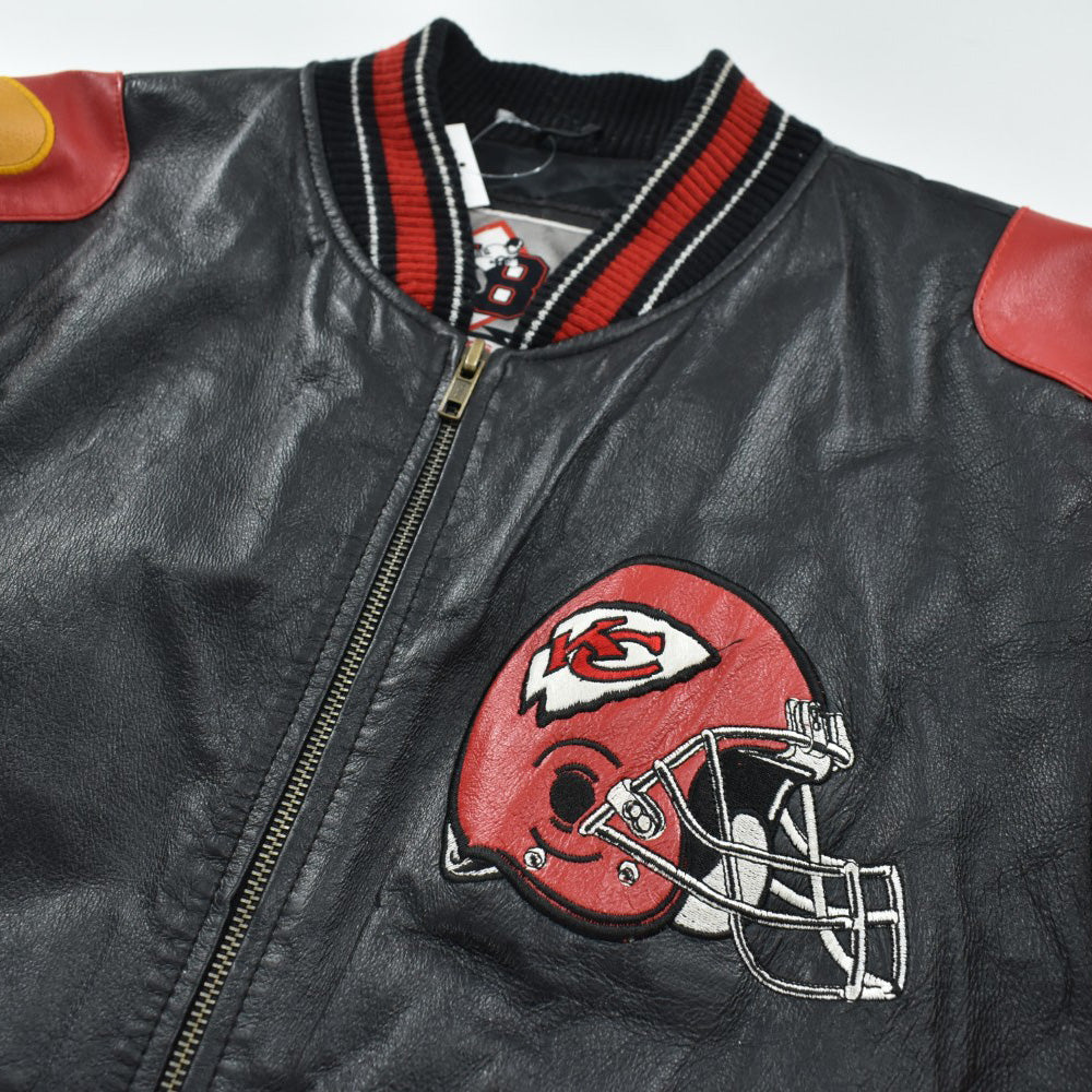 90’s 58 SPORTS NFL "Kansas City Chiefs" レザージャケット 261023H