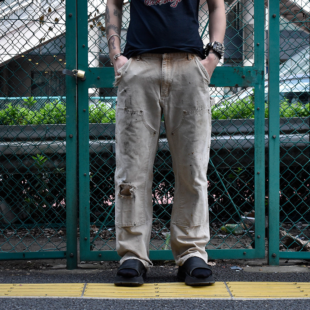 Y2K ダメージ！ Carhartt ダブルニー ダック ペインターパンツ USA製 240904H