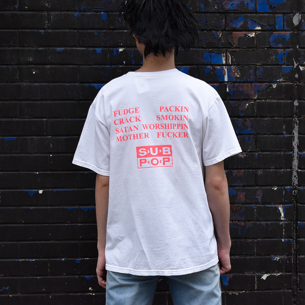 Y2K NIRVANA “UPPER HELL“ サークルロゴ SUB POP Tシャツ 250410HT62