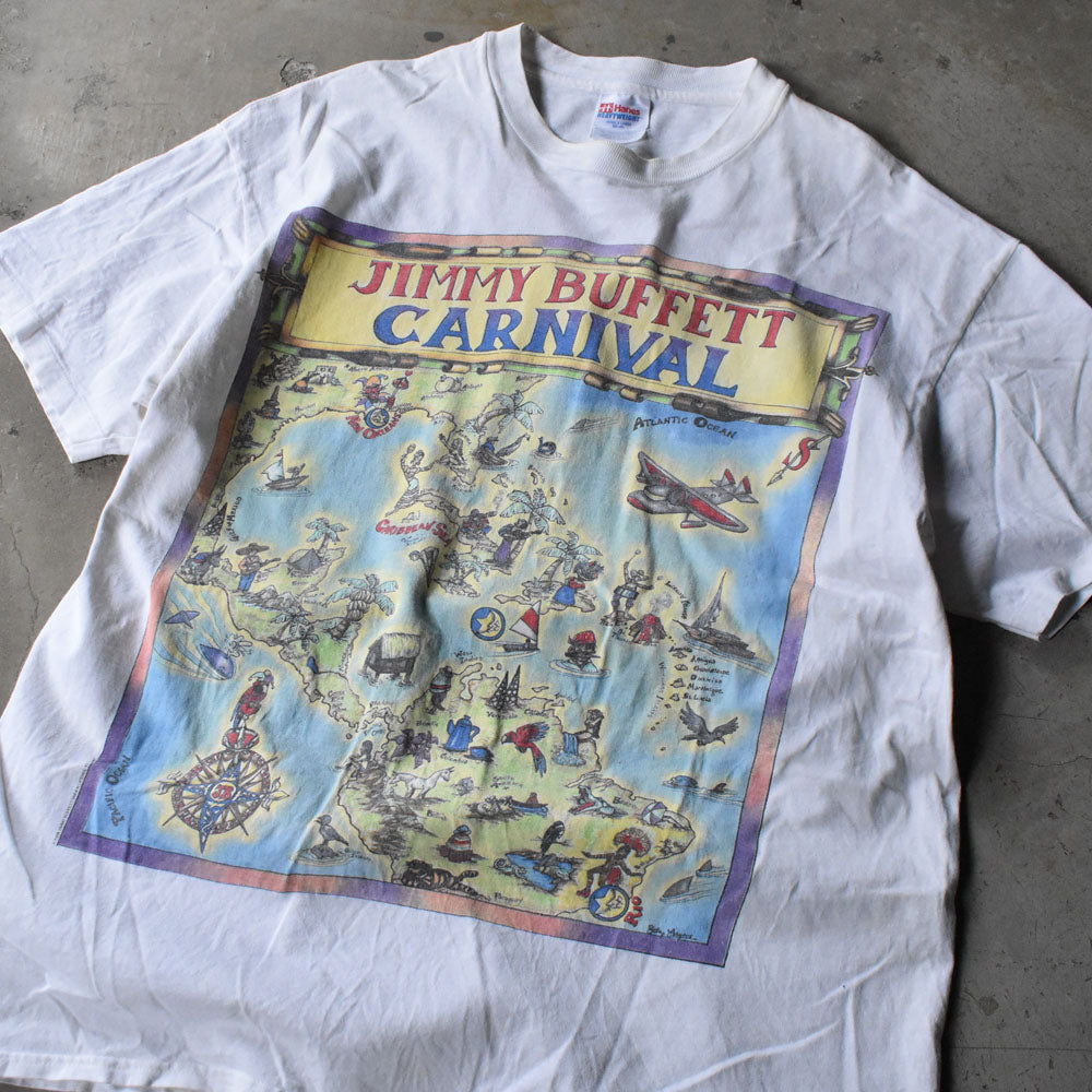 90’s Jimmy Buffett ”CARNIVAL TOUR 1998“ バンドTシャツ 240801