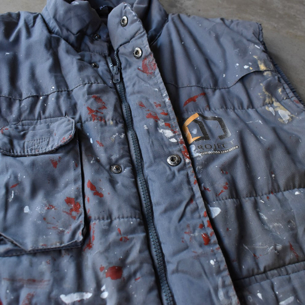 90’s ユーロワーク ベスト フェード＆ペンキ 251128H