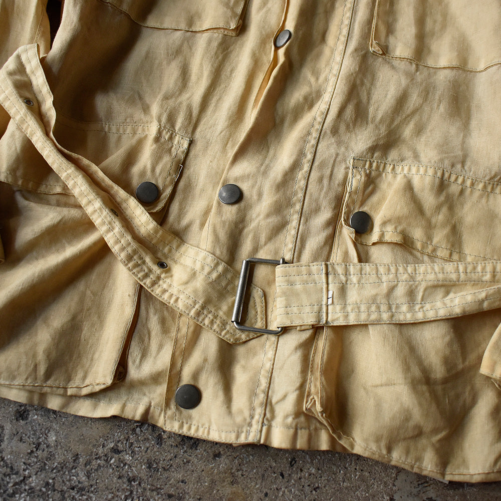Y2K Belstaff リネン素材！ トライアルマスター モーターサイクル ジャケット 250721H
