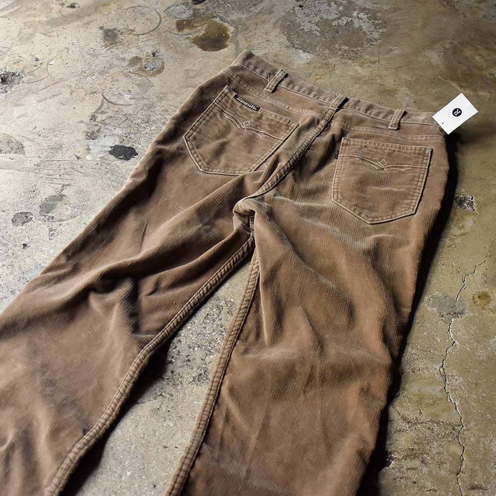 80's Levi's “Movin' On” ベロアフレアパンツ 231227H
