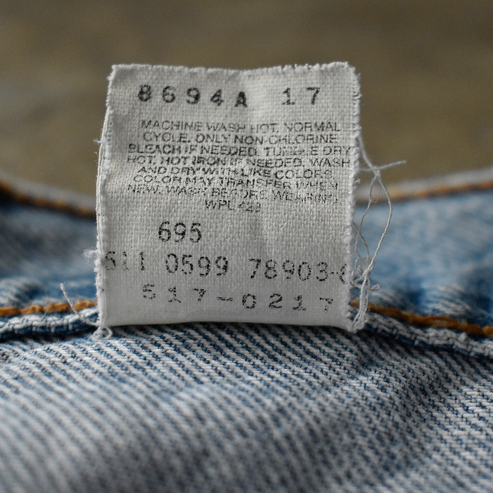 90's ダメージ！ Levi's 517 ブーツカットデニムパンツ USA製 240818H